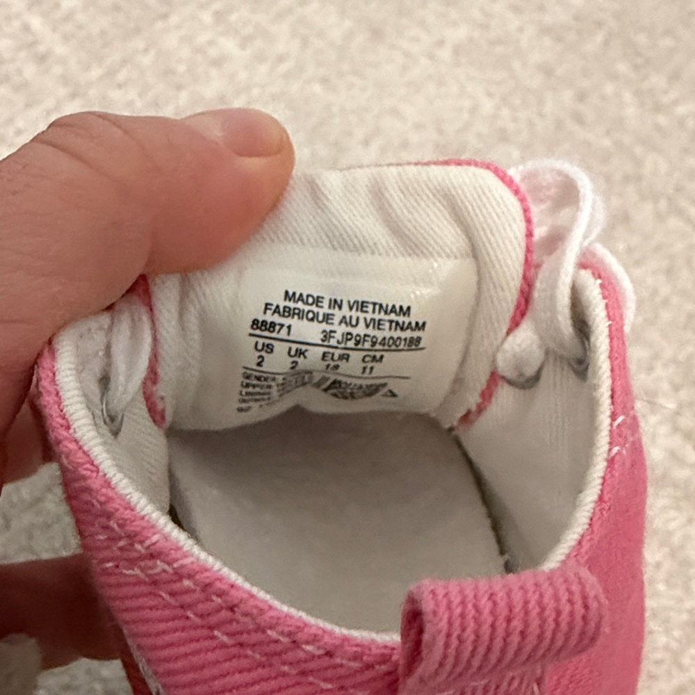 Pink Infant Converse - Picture 4 of 4